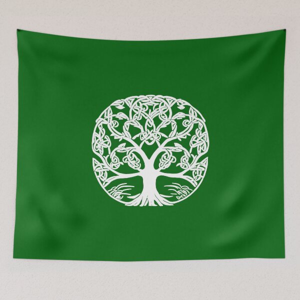 Item preview, Celtic Knot Tree of Life in White designed and sold by Marymarice.