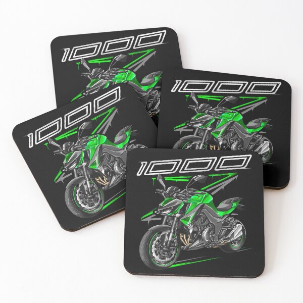 Item preview, Kawasaki Z1000 2018 (Emerald Blazed Green & Ebony & Metallic Graphite Grey) for Motorcycle Riders designed and sold by MotoApparelHub.