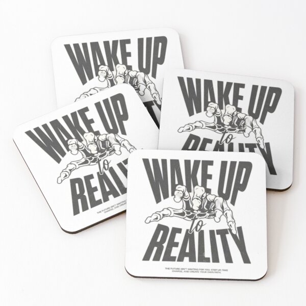 Item preview, Wake Up to Reality Design Template designed and sold by UrbanLayers.