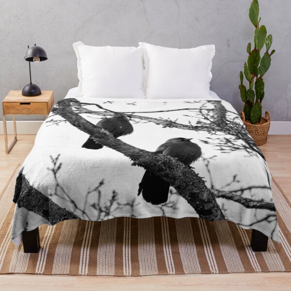 Item preview, Two and a tree. Western jackdaw bw designed and sold by Jouko Lehto Photography.