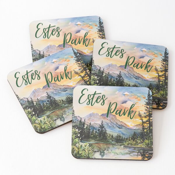 Item preview, Estes Park Colorado Nature Travel Print designed and sold by TuncGK.