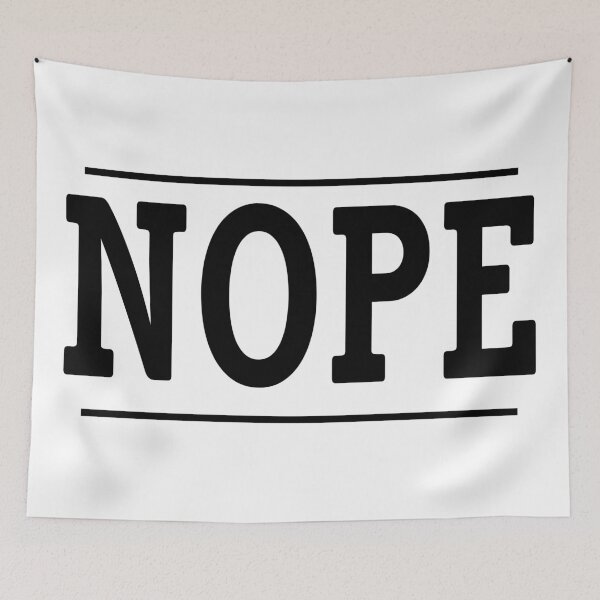Item preview, Just nope designed and sold by obliving.