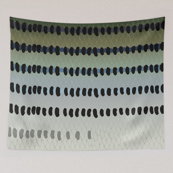 Item preview, Striper Striped Bass Pattern Fishing Design designed and sold by BikeVoucherJr.