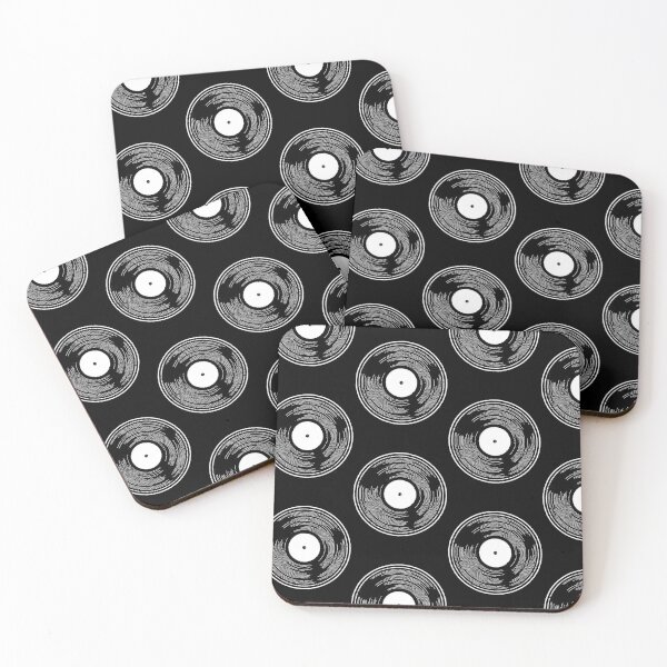 Item preview, Vinyl Record distressed in black and white designed and sold by Jdawnink.