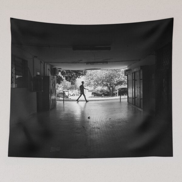 Item preview, man walking in black and white 3 designed and sold by felipequeiroz.