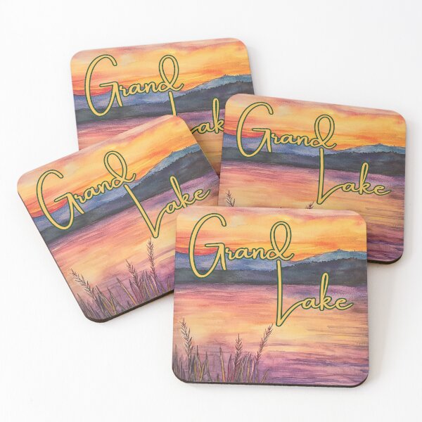Item preview, Grand Lake Colorado Scenic Sunset Art designed and sold by TuncGK.