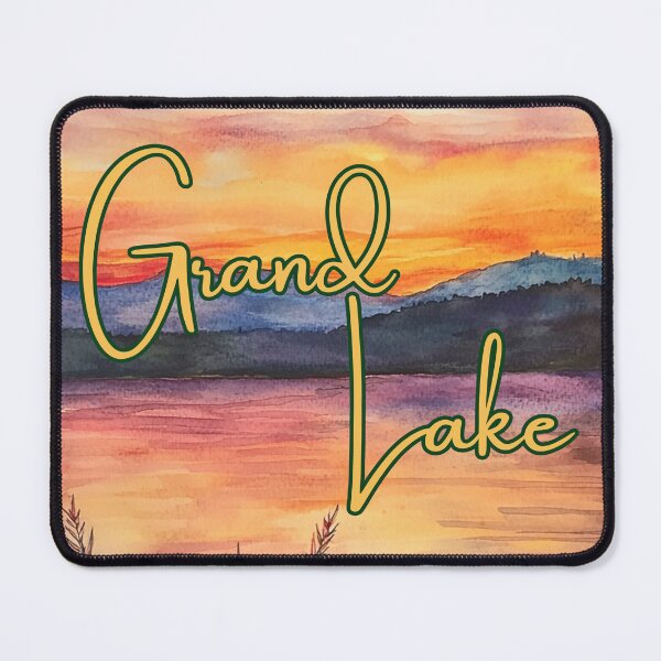 Item preview, Grand Lake Colorado Scenic Sunset Art designed and sold by TuncGK.
