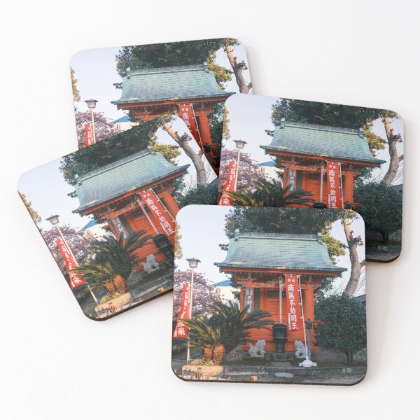 Item preview, Small Vermilion Shrine Housing a statue of a Buddhist Deity designed and sold by Pix4Japan.
