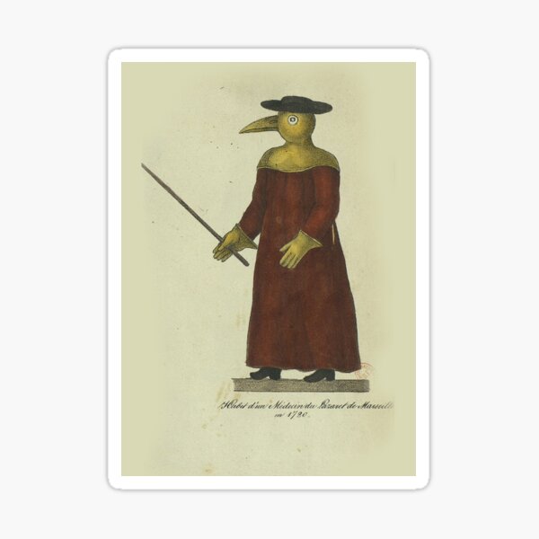 Item preview, Plague mask and Habit of a Doctor of the Lazaret of Marseille in 1720 designed and sold by Vintage Designs +.