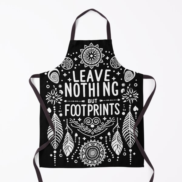 Item preview, Leave Nothing But Footprints – Eco-Friendly Adventure designed and sold by OzzFrequency.