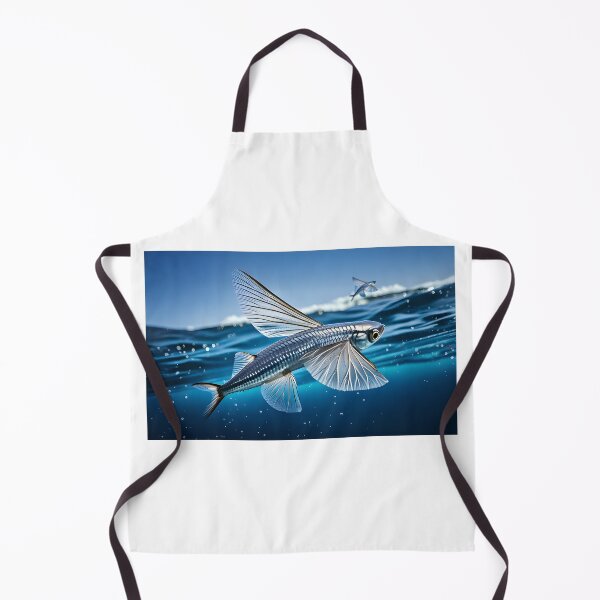 Item preview, group flying fish leaping out of the ocean designed and sold by wonderisland.