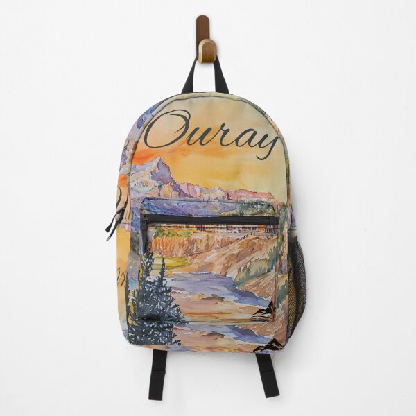 Item preview, Ouray Colorado Scenic Winter Mountain Town Art designed and sold by TuncGK.