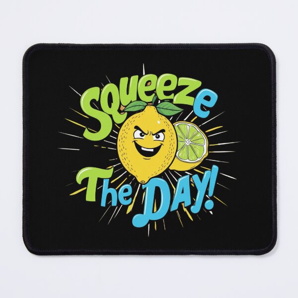 Item preview, Squeeze The Day - Motivational Lemon designed and sold by BaisaStudio.