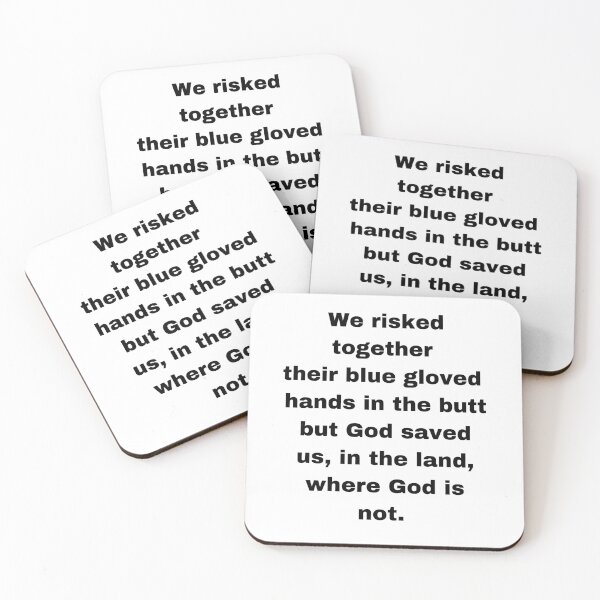 Item preview, God saved us, in the land, where God is not. designed and sold by di-Vera-Rosati.