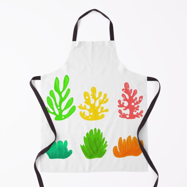 Item preview, Cartoon Coral and Seaweed Set – Cute Ocean Element designed and sold by viktoriaart0303.