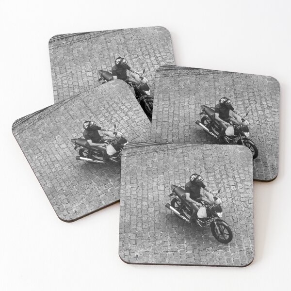 Item preview, Man riding a motorcycle with shopping designed and sold by felipequeiroz.