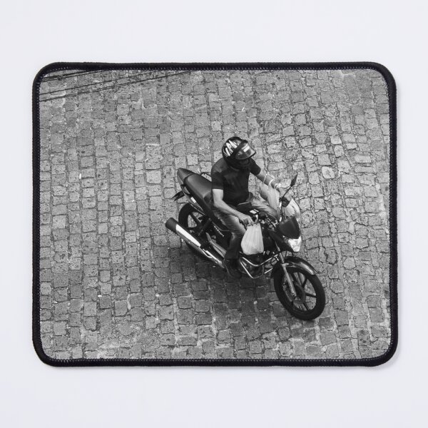 Item preview, Man riding a motorcycle with shopping designed and sold by felipequeiroz.