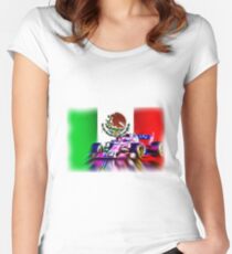 SERGIO PEREZ - Mexico Women's Fitted Scoop T-Shirt
