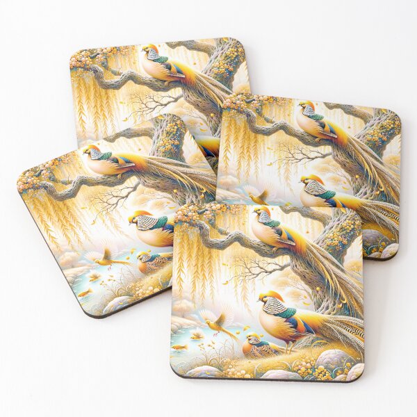 Item preview, Golden Pheasants designed and sold by M-Y-A-R-T-.