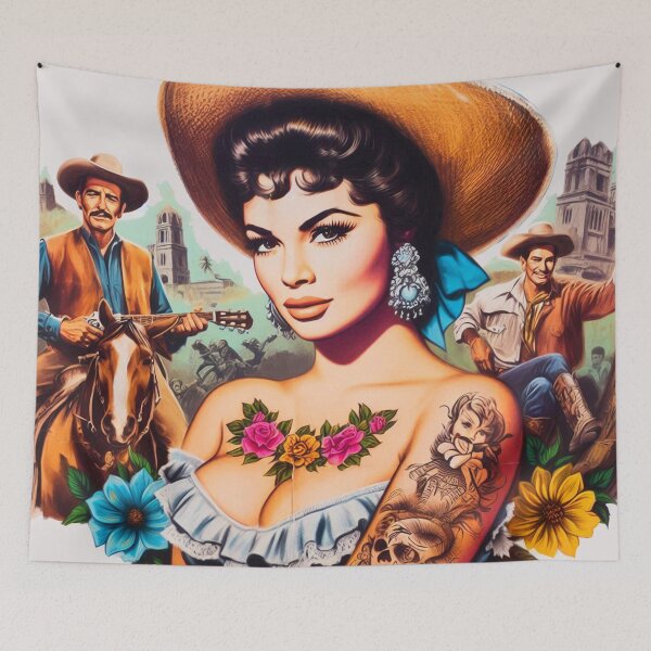 Item preview, Country Tattooed Woman designed and sold by PulpVintage.