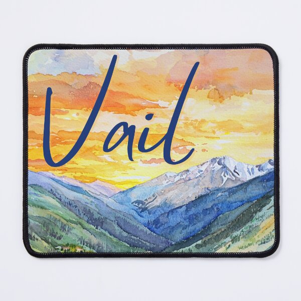 Item preview, Vail Colorado Snowy Mountain Resort Art designed and sold by TuncGK.