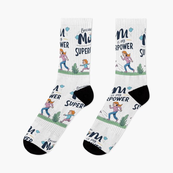 Item preview, Because Mom is My Superpower designed and sold by BaisaStudio.
