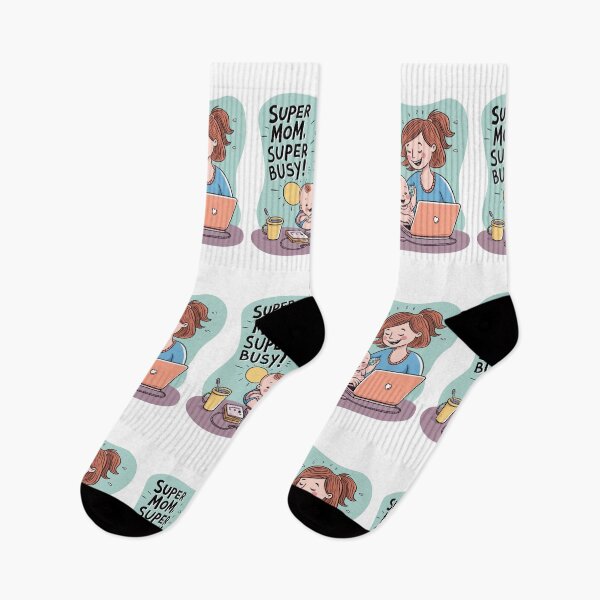 Item preview, Super Mom, Super Busy - Happy Mother's day designed and sold by BaisaStudio.