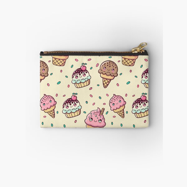 Item preview, Adorable Kawaii Ice Creams, Cherries and Sprinkles Seamless Pattern designed and sold by SpiritedArtwork.