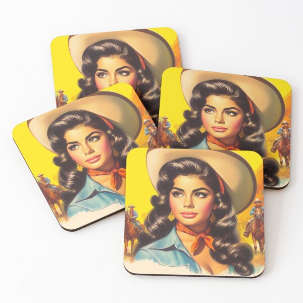 Item preview, Cute Cowgirl designed and sold by PulpVintage.