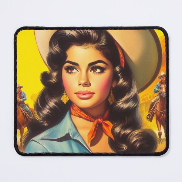 Item preview, Cute Cowgirl designed and sold by PulpVintage.