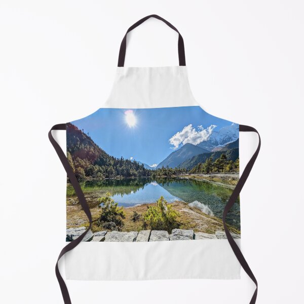 Item preview, Lakeside in the Himalayan Annapurna mountains designed and sold by GalleriaPic.