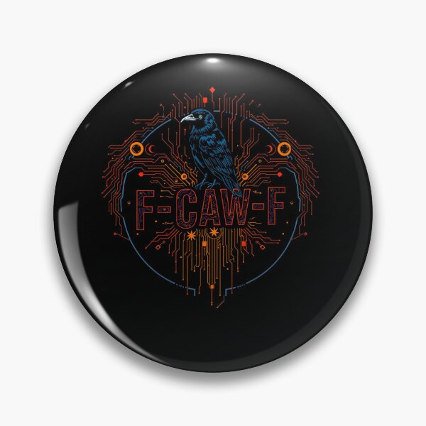 Item preview, Black Crow Black Bird F-CAF-F Electric Crow Electric Raven designed and sold by CottonWonders.