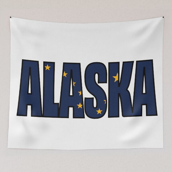 Item preview, Alaska State Flag Name Design designed and sold by BikeVoucherJr.
