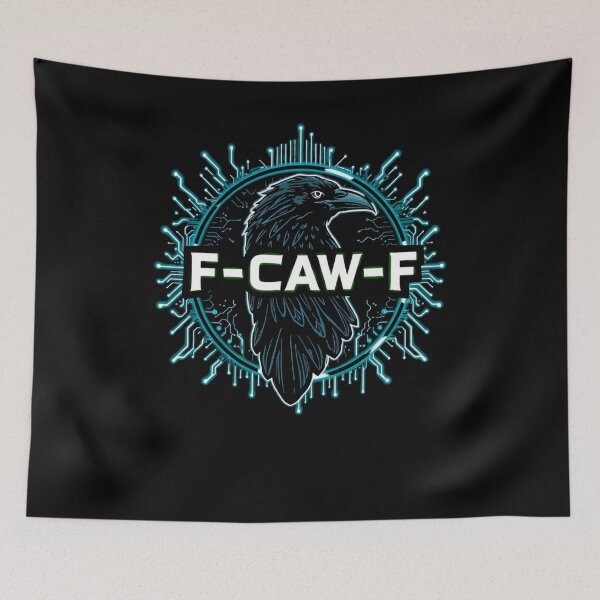 Item preview, Black Crow Black Bird F-CAF-F Electric Crow Electric Raven designed and sold by CottonWonders.