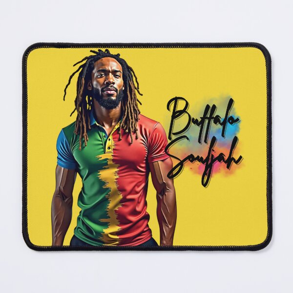 Item preview, Buffalo Souljah – Bold Rasta Vibes & Afro Warrior Energy designed and sold by QPTheeArtist.