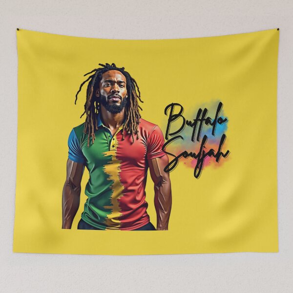 Item preview, Buffalo Souljah – Bold Rasta Vibes & Afro Warrior Energy designed and sold by QPTheeArtist.