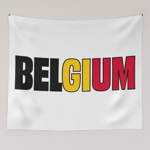 Item preview, Belgium Belgian Flag Name Design Show Your Patriotism! designed and sold by BikeVoucherJr.