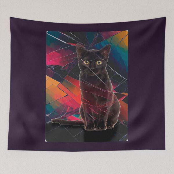 Item preview, Black Cat: Fractured Elegance. designed and sold by RonnyMilleo.