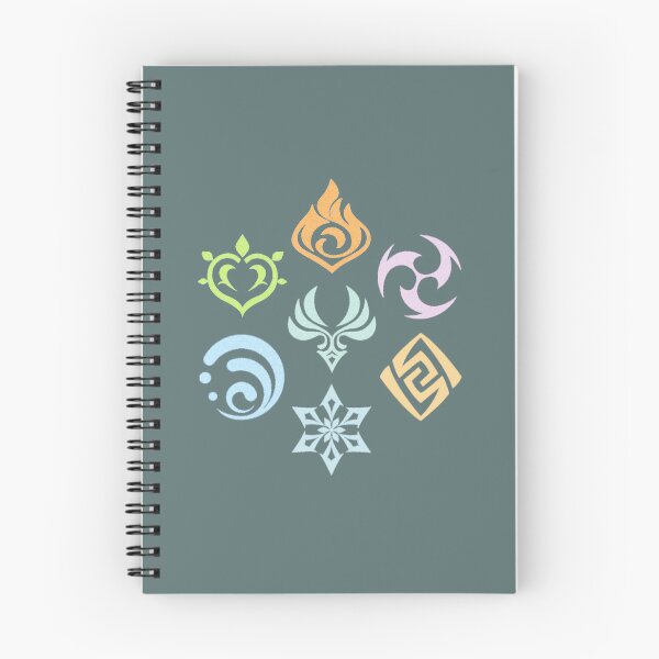 Item preview, Genshin Elements (Circle) designed and sold by WPCLLC.