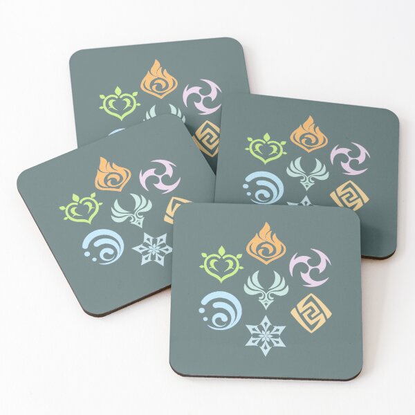 Item preview, Genshin Elements (Circle) designed and sold by WPCLLC.