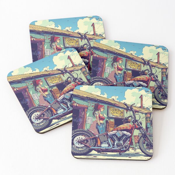 Item preview, Ride Stories – Vintage Motorcycle Postcard Series #6 designed and sold by SteadyRolling.