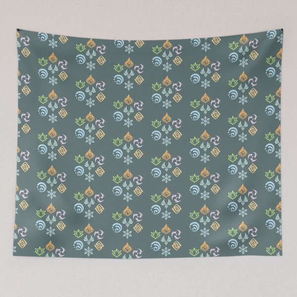 Item preview, Genshin Elements (Circle) designed and sold by WPCLLC.