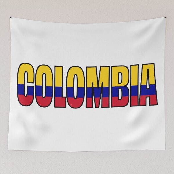 Item preview, Colombia Country Flag Name Design designed and sold by BikeVoucherJr.
