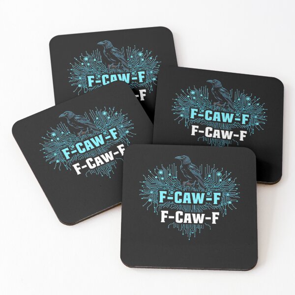 Item preview, Black Crow Black Bird F-CAF-F Electric Crow Electric Raven designed and sold by CottonWonders.