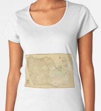 Map Of Key West 1906 Women's Premium T-Shirt