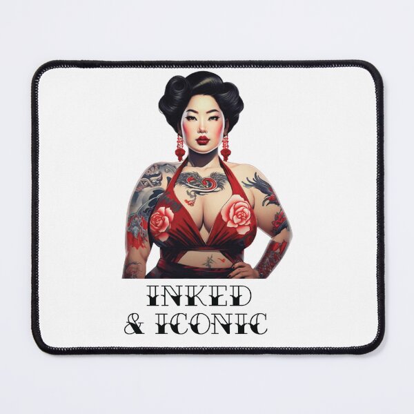 Item preview, Retro Vintage Pinup Woman Girl for Tattoo Lovers designed and sold by Apotheosis by Irie Meraki.