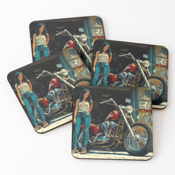 Item preview, Ride Stories – Vintage Motorcycle Postcard Series #8 designed and sold by SteadyRolling.