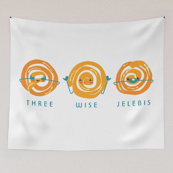 Item preview, Three Wise Jelebis designed and sold by mindikr.