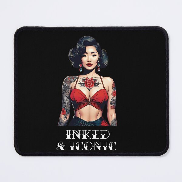 Item preview, Retro Vintage Pinup Woman Girl for Tattoo Lovers designed and sold by Apotheosis by Irie Meraki.