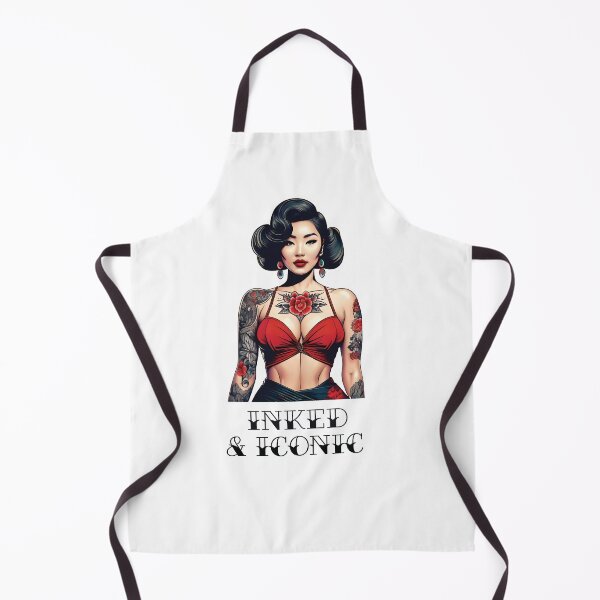 Item preview, Retro Vintage Pinup Woman Girl for Tattoo Lovers designed and sold by Apotheosis by Irie Meraki.